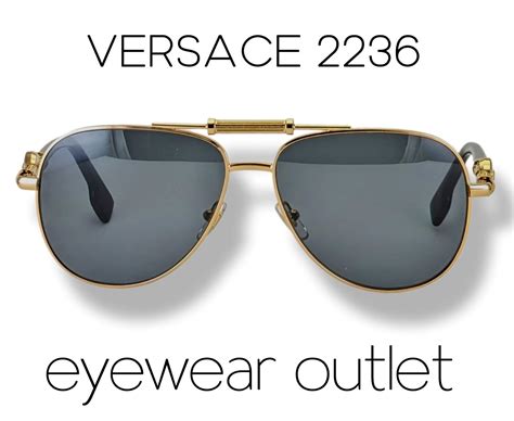 Versace 2236 1002/87 Sunglasses 